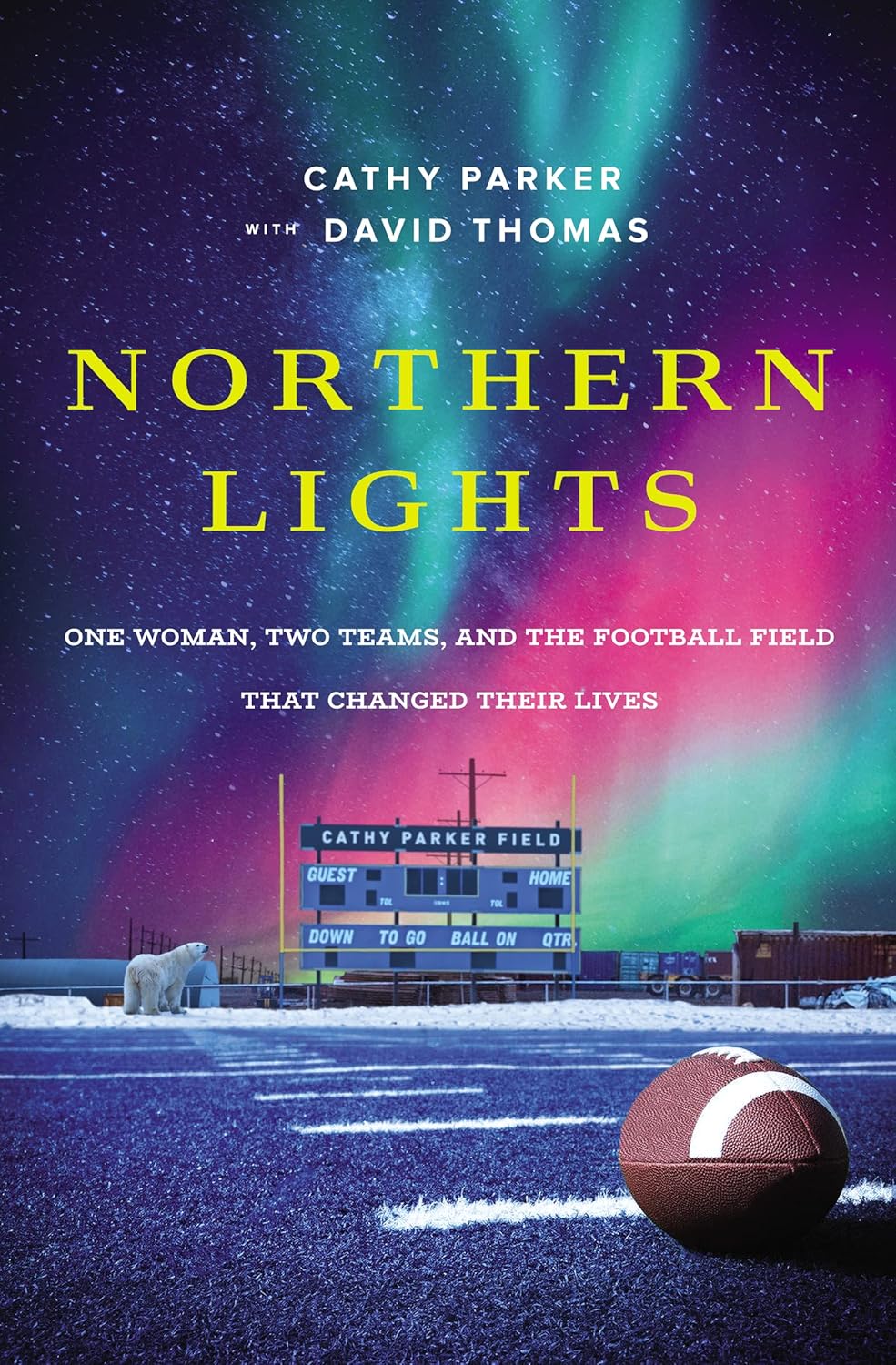 The book Northern Lights written by Cathy Parker and David Thomas
